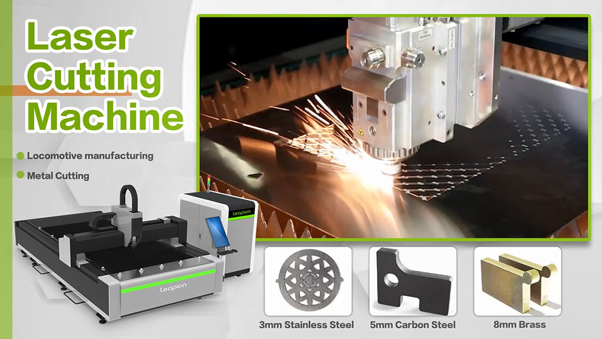 Máquina de corte a laser de fibra de metal com fornecimento direto da fábrica