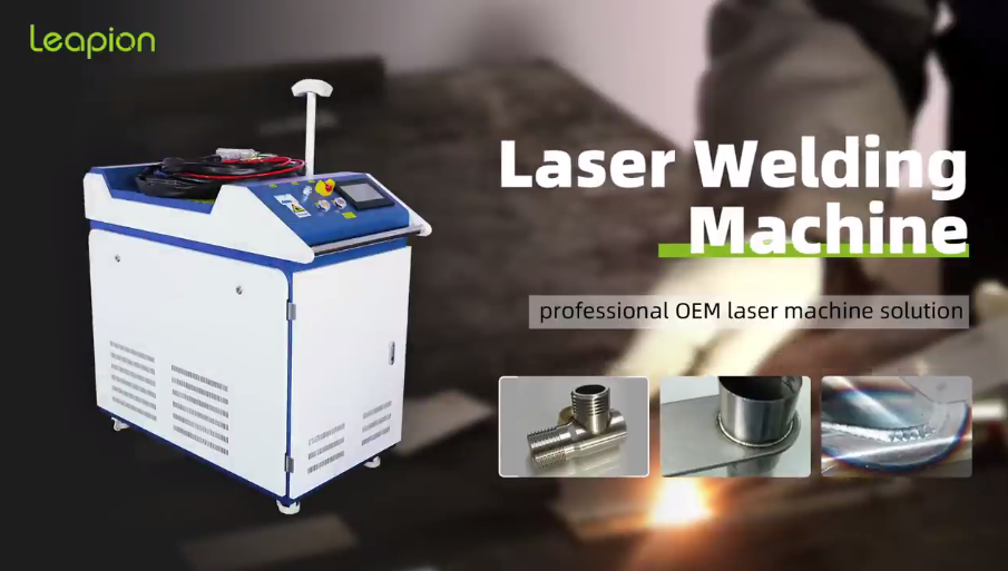 Leapion máquina de solda a laser de fibra com velocidade rápida