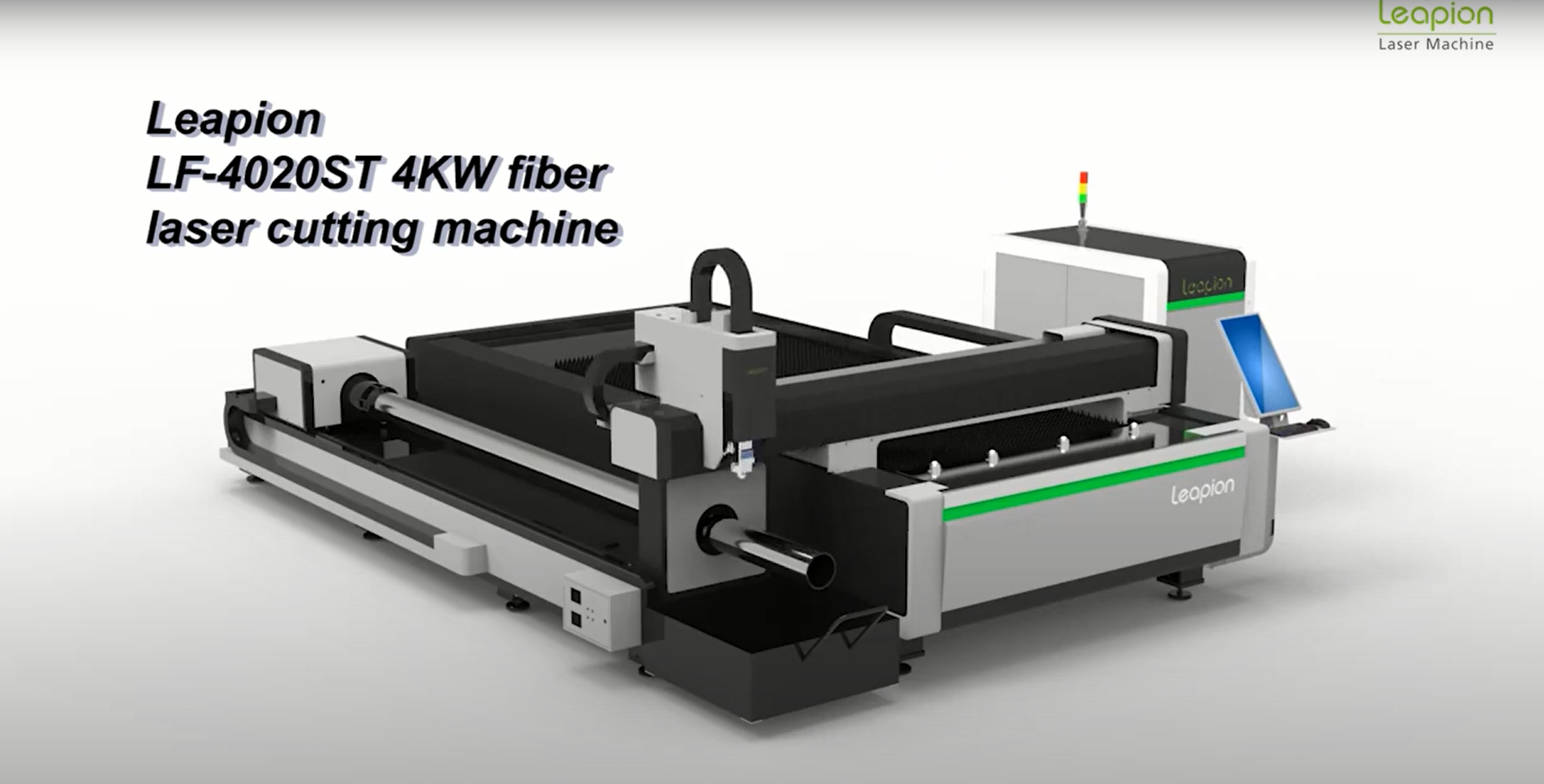 Vídeo de trabalho da máquina de corte a laser de fibra Leapion 4020