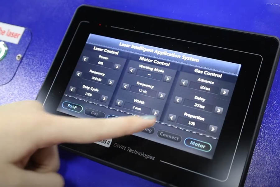 ajuste de soldagem a laser