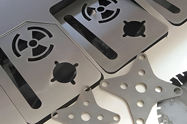 Efeito de corte a laser