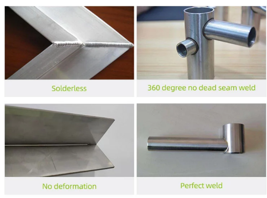 Compara&ccedil;&atilde;o de efeito de soldagem