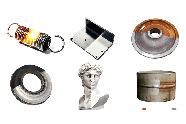 amostra de limpeza a laser