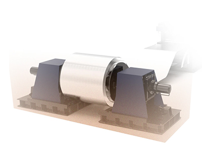 supressão de laser alimentada por bobina