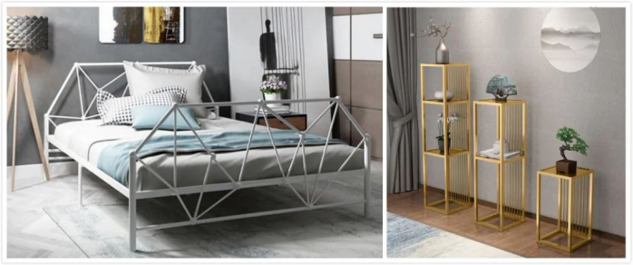 Corte a laser e m&oacute;veis de metal