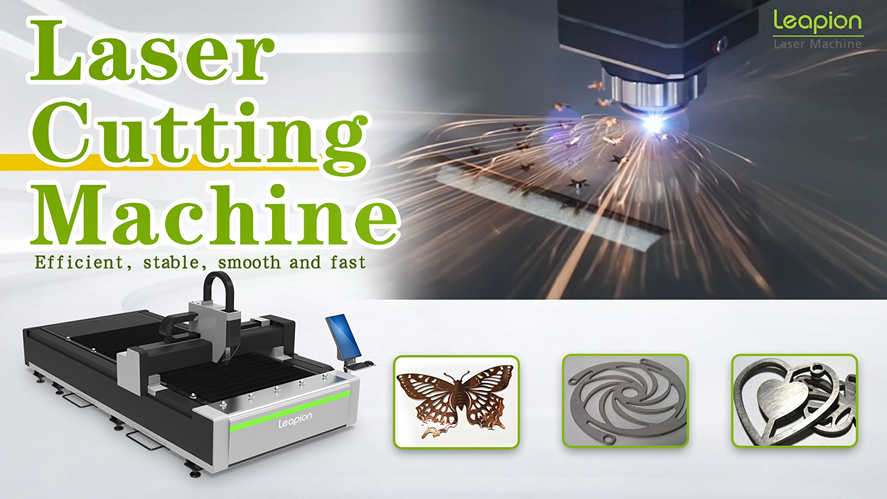 Leapion 2022 Nova máquina de corte a laser multifuncional CNC 1000w para chapas metálicas