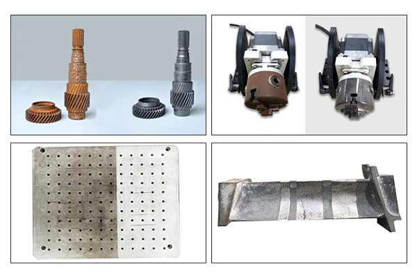amostra de limpeza a laser 