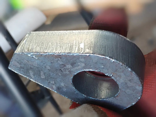 25mm 钢氧气负离焦高速切割样件