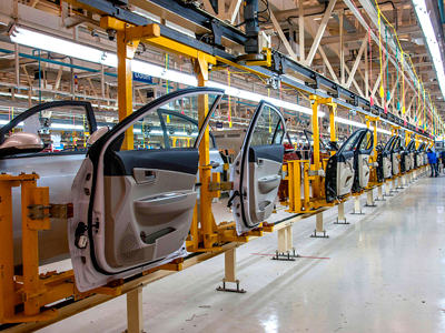 Produção de automóveis