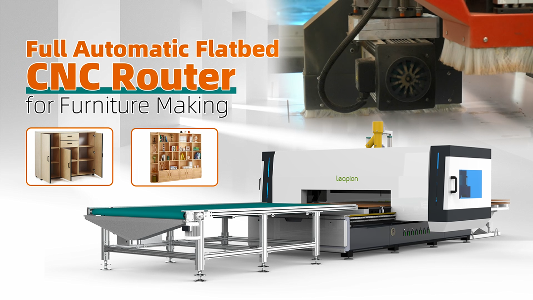 Fresadora CNC de mesa totalmente automática para fabricação de móveis