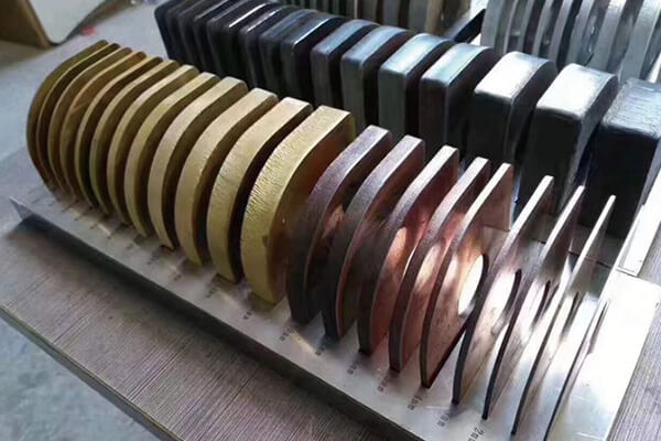 amostra de corte a laser