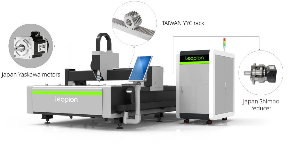Máquinas de corte de metal a laser de fibra Leapion: precisão incomparável para suas necessidades comerciais